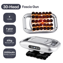 Load image into Gallery viewer, 22-Head Fascia Gun High-Frequency Vibration Body Massage Gun Back and Waist Massager Neck Shoulder Massager Muscle masajeador