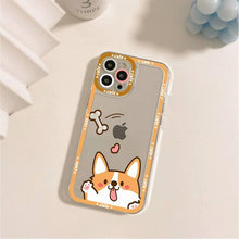 Load image into Gallery viewer, Cute Puppy Phone Case For Iphone 11 12 13 Mini Pro Max 14 Pro Max Case Shell Butt Squishy Fidget Toys Phone Case For Iphone