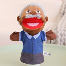 Load image into Gallery viewer, 28-33cm Kids Plush Finger & Hand Puppet Popular Activity Boy Girl Role Play Bedtime Story Props Family Role Playing Toys Doll