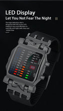 Load image into Gallery viewer, LED Watch Men Fashion Creative Crab Type Electronic Watch Luminous Binary Gift Business Style Cool Waterproof Multi Function