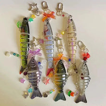 Load image into Gallery viewer, Handmade Fish Keychain, Gift For Fishing Enthusiasts