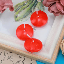 Load image into Gallery viewer, 6/10/16Pcs Unscented Floating Candles – Romantic Soy Wax Discs for Valentine's Day, Weddings, Parties, and Home Décor