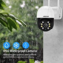 Load image into Gallery viewer, 8MP 4K PTZ WIFI IP Camera Audio Outdoor Night Color Security Home AI Human Detection iCsee CCTV Surveillance Camera