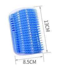 Load image into Gallery viewer, Cat Corner Brush Comb Massager with Catnip – Self-Grooming Wall Arch Scratcher & Hair Removal Tool for Cats