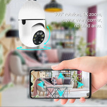 Load image into Gallery viewer, 5mp Tuya Alexa Camera Wifi Bulb Surveillance Indoor Use for Home Security IP CCTV Onvif NVR Color Night Vision Remote View APP
