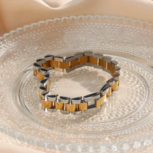 Load image into Gallery viewer, Luxury 18K Gold Plated Waterproof Wrist Bracelets for Women Stainless Steel Popular Watch Band Bracelets Jewelry Accessories