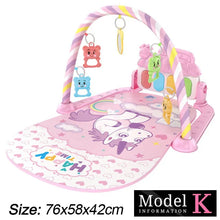 Load image into Gallery viewer, Baby Fitness Play Gym with Music & Piano Mat