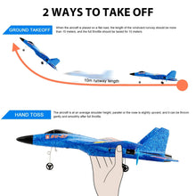 Load image into Gallery viewer, RC Plane SU-27 Aircraft Remote Control Helicopter 2.4G Airplane EPP Foam RC Vertical Plane Children Toys Gifts