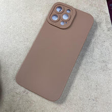 Load image into Gallery viewer, High-end Black Shockproof Silicone Phone Case For iPhone 13 12 Pro 11 Pro Max For Men Protect Lens Cover Compatible with iPhone Silicone Rubber Case Comfortable Grip