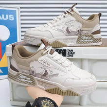 Load image into Gallery viewer, Men's Summer Casual Running Shoes Designer Luxury Leather Men Sneakers Outdoor Light Hiking Shoes for Men Vulcanize Sport Shoes