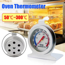 Load image into Gallery viewer, Oven Thermometer Stainless Steel Mini Dial Stand Up Temperature Gauge Food Meat Bread Household BBQ Thermometer Kitchen Tools