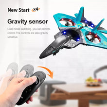 Load image into Gallery viewer, RC Remote Control Airplane 2.4G Remote Control Fighter Hobby Plane Glider Airplane EPP Foam Toys RC drone Kids Gifts drop ship