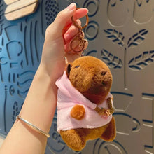 Load image into Gallery viewer, Cute Capybara Plush Toy Hoodie – Small Winged Stuffed Doll for Kids