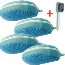 Load image into Gallery viewer, Shoe Washing Machine Bag with Brush Set – Durable Laundry Cleaner (1–4PCS)