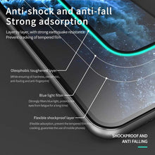 Load image into Gallery viewer, Full Cover Luminous Screen Protectors for IPhone 11 12 13 Pro Max Mini Glowing Tempered Glass for IPhone Xs MAX X XR SE Glass Luminous Screen Protectors Tempered-Glass Screen Protector Compatible with iPhone