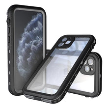 Load image into Gallery viewer, Waterproof Case For iPhone 14 13 12 11 Pro Max 14Plus 12Pro Durable Water Proof Cover Sport 360 Protect iPhone12 Mini Waterproof Case for iPhone Drop Resistant Iphone Clear Back