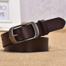 Load image into Gallery viewer, Women's strap casual all-match Women brief genuine leather belt women strap pure color belts Top quality jeans belt WH001