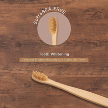 Load image into Gallery viewer, 10Pcs Colorful Toothbrush Natural Bamboo Tooth Brush Sets Soft Bristle Charcoal Teeth Eco Bamboo Toothbrushes Dental Oral Care