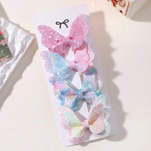 Load image into Gallery viewer, 4Pcs Candy Colored Hair Clips for Girls Cute Double-Layered Bows