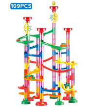 Load image into Gallery viewer, Marble Run Race Track Building Blocks 3D Maze Toy