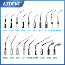 Load image into Gallery viewer, AZDENT 1pc Dental Ultrasonic Scaler Tip Scaling Periodontics Endodontics GD PD ED Tip Fit for SATELEC DTE NSK Ultrasonic Scaler