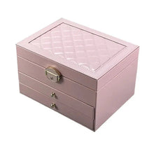 Load image into Gallery viewer, Multi-Layer Drawer Jewelry Box – Earring Organizer