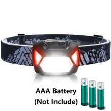 Load image into Gallery viewer, 6 Modes Usb Rechargeable Headlamp IPX4 Waterproof Headlight Flashlights LED Head Lamp With Red Green Light For Outdoor Fishing