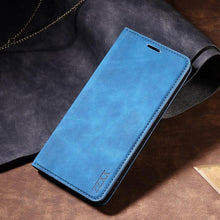 Load image into Gallery viewer, Wallet Skin Friendly Magnetic Flip With Card Slot Leather Case For iPhone 14 Pro Max 13 12 11 SE X XR XS Max Popular PU Leather Impact Resistant Built-In Magnet Card Holder Pockets Stand Function