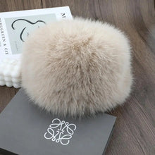 Load image into Gallery viewer, New Fluffy Fur Women's Winter Hat Winter Snow Ski Cap Female Faux Fur Thick Warm Windproof Hat Russian Hat Mink Fisherman's Hat