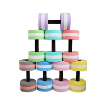 Load image into Gallery viewer, 1Pc Multicolor Floating Water Dumbbell Pool Fitness Equipment Aquatic Exercise Dumbbells for Water Sports Women Men Children