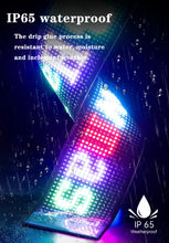 Load image into Gallery viewer, RGB Bluetooth Panel Lamp LED Matrix Pixel Lights Pattern Graffiti Scrolling Text Animation Display Car Shop Reminder Night Light