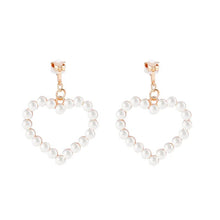 Load image into Gallery viewer, Korean Style Clip on Earrings No Pierced Earrings Women's Party Birthday Fashion Flower Heart Cute Cuff Earrings Ear Clip Gift