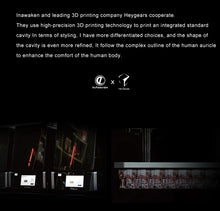 Load image into Gallery viewer, INAWAKEN DAWN Ms Purple-Gold Diaphragm Dynamic Driver IEM Headphones with OFC Shielded Cable for Audiophiles Musicians