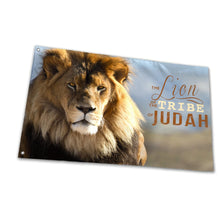 Load image into Gallery viewer, Tribe of Judah Lion Flag,Uv Fade Resistant Flag for Outdoor House Porch Welcome Holiday Home/School/Party Decoration,Garden Flag