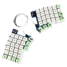 Load image into Gallery viewer, Split Keyboard Wired Ergonomics Keyboard Hot Swap Split-layout Keyboard Support QMK/VIAL Customized PC Gamer Accessories