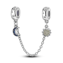Load image into Gallery viewer, 925 Sterling Silver Pink Butterfly & Luminous Firefly Charm – Dangle Bead for Bracelet or Necklace | Elegant DIY Jewelry Gift for Women