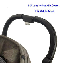 Load image into Gallery viewer, PU Leather Stroller Handle Covers & Bumper Sleeve