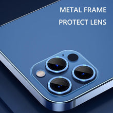 Load image into Gallery viewer, 3pcs Camera Lens Full Cover Anti-scratch HD Protective Glass Film Camera Lens Screen Protector for iPhone 14 Pro/14 Pro Max amera Lenses Glass with Aluminium Edge Compatible with iPhone
