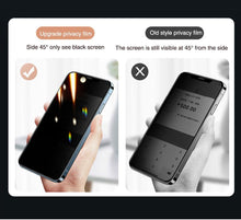 Load image into Gallery viewer, 200D Anti Glare Tempered Glass For iPhone 13 12 11 14 Pro Max Mini Privacy Screen Protector iPhone 14 7 8 Plus XR X Screen Glass Anti Spy Tempered Glass Screen Protector Full Coverage