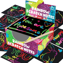 Load image into Gallery viewer, Dazzling Scratch Painting Kit - Parent-Child Interactive DIY Craft Toy with Note Cards