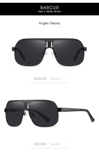 Load image into Gallery viewer, BARCUR Polarized Sports Sunglasses for Men Fashionable Fishing Driving Hiking and Outdoor Eyewear UV400 Protection Gradient Lenses
