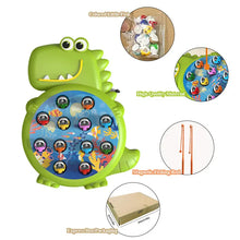 Load image into Gallery viewer, Dinosaur Magnetic Fishing Toys - Montessori Educational Game for Kids | Fun & Safe Play Rod Gift