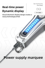Load image into Gallery viewer, Electric Hairdresser Shaving Head Pusher Electric Pusher Clipper Hair Precision USBCharging Hair Trimmer for Men Home Appliances