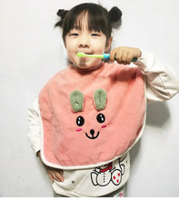 Load image into Gallery viewer, Baby Bibs for Children Washing Face Towel Soft Salive Towel Boys Girls Learning Brushing Teeth Towel for 3-8 Years Kids