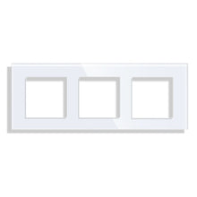 Load image into Gallery viewer, Bingoelec DIY EU Standard Socket Button Switch USB TV Telephone Satellite With Crystal Glass Frame Panel White Home Improvement