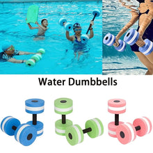 Load image into Gallery viewer, 1Pc Multicolor Floating Water Dumbbell Pool Fitness Equipment Aquatic Exercise Dumbbells for Water Sports Women Men Children
