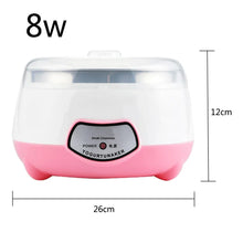 Load image into Gallery viewer, XEOLEO Yogurt Maker Mini Automatic Yogurt Machine Household DIY Yogurt Tools Kitchen Appliances Stainless Steel Tank Pink 220V