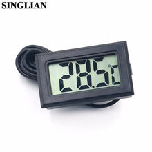 Load image into Gallery viewer, Embedded Electronic LCD Digital Display Thermometer Refrigerator Fish Tank Temperature Measurement 1/2/3M Waterproof Probe Cable