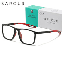 Load image into Gallery viewer, BARCUR Lightweight Sports Reading Glasses for Men & Women β Ultra-Light PC Frame Durable Presbyopia Eyewear with HD Transparent Acrylic Lenses β Comfortable Rectangle Readers for Casual Daily Wear and Outdoor Use