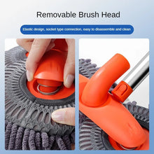 Load image into Gallery viewer, LEIBOO Car Washer Mop Foam Wash Chenille Brush Double Brush Head Roof Window Cleaning Maintenance Three-Section Telescopic Mop